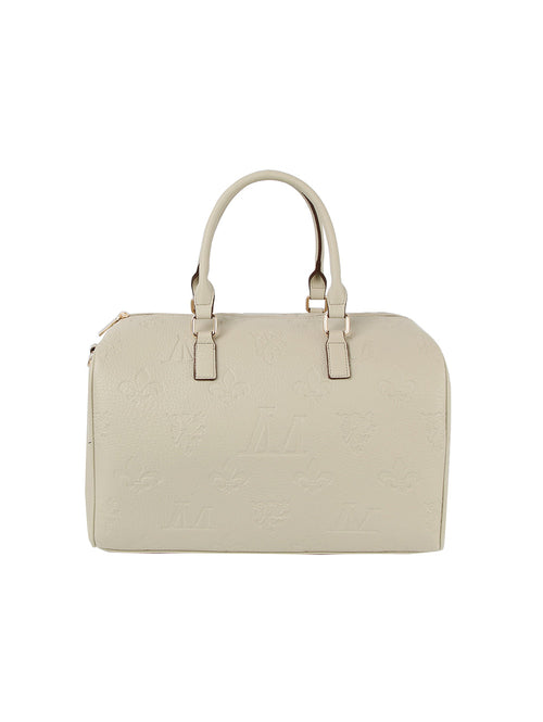 Monogram duffle bag with crossbody strap